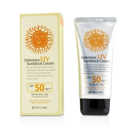 3W Clinic UV Sunblock Cream SPF 50+PA+++ – 70ml