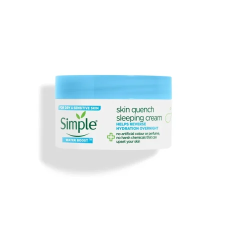 Simple Water Boost Skin Quench Sleeping Cream